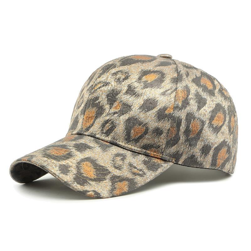 Spring Leopard Print Baseball Cap Women's Outdoor Sun Hat
