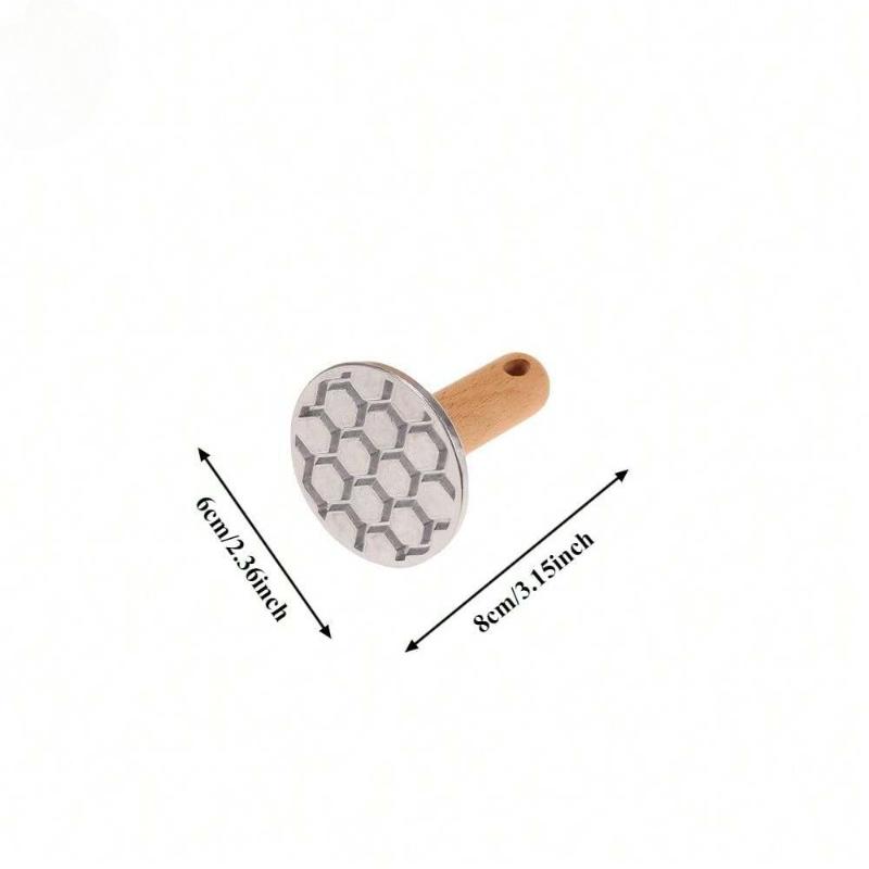Metal Cookie Press Cutter Mold Cookie Stamper Decorating Supplies for DIY Baking Cakes Pastries Easy To Use Gift Package