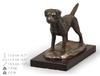 Border Terrier - Dog Statue, Figurine for Office, Trophy for Dog Show by Art-Dog Brand