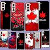 Canada National Football Team Logo Phone Case For Samsung Galaxy S25 Edge S24 S23 FE S21 S20 S10 Plus S22 S26 Ultra Cover Clear
