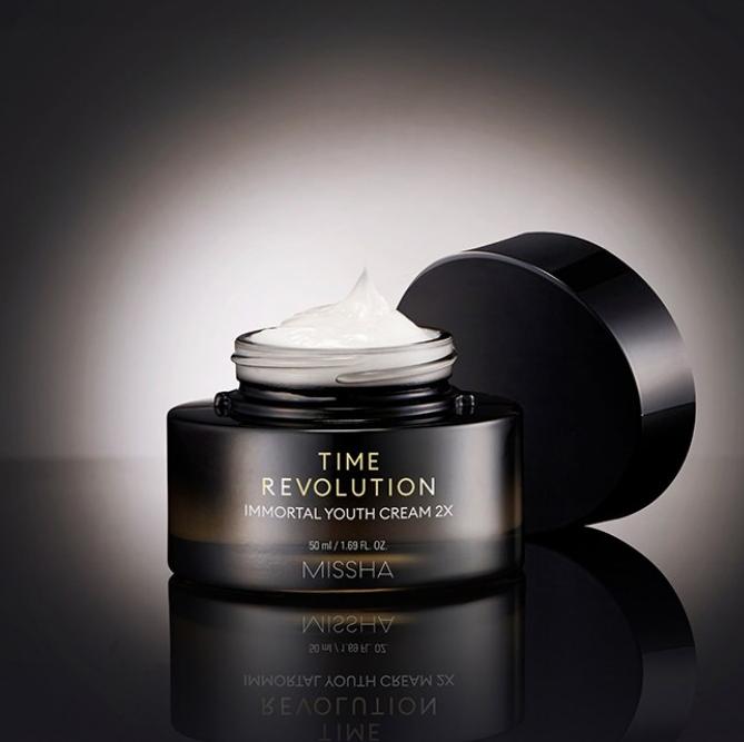 MISSHA Time Revolution Immortal Youth Cream 2X 50ml Straffende Anti-Aging Feuchtigkeitscreme