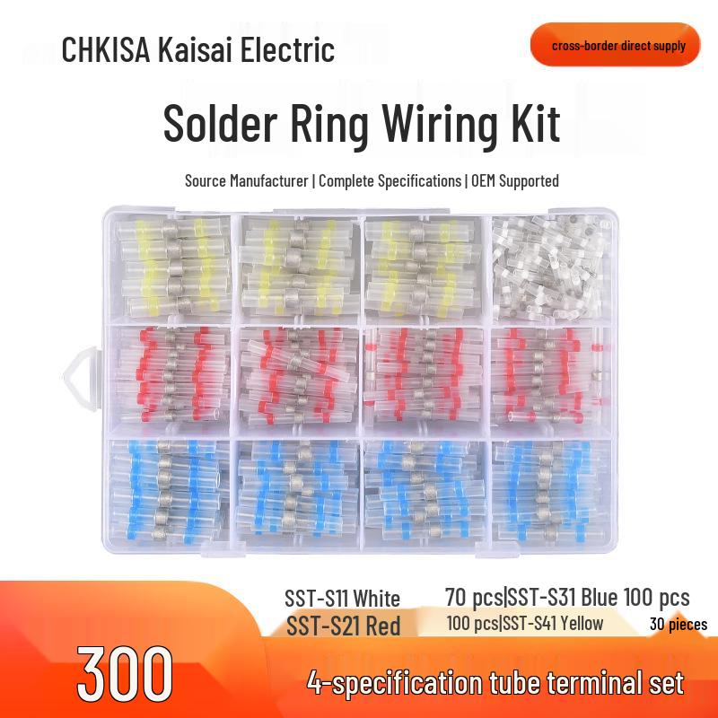 SST Series Waterproof Solder Ring Terminal Block Connector with Heat Shrink