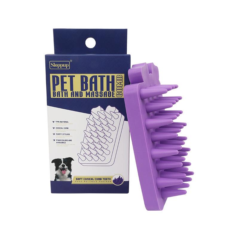 Pet Bath Brush, Pet Products, Dog Massage Brush Hair Removal Bath Products, Cat Bath Massage Brush