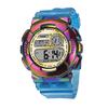 Orologio da Polso Sportivo LED Digitale Impermeabile Multifunzione Leggero Trasparente per Ragazzi Ragazze Oro Rosa