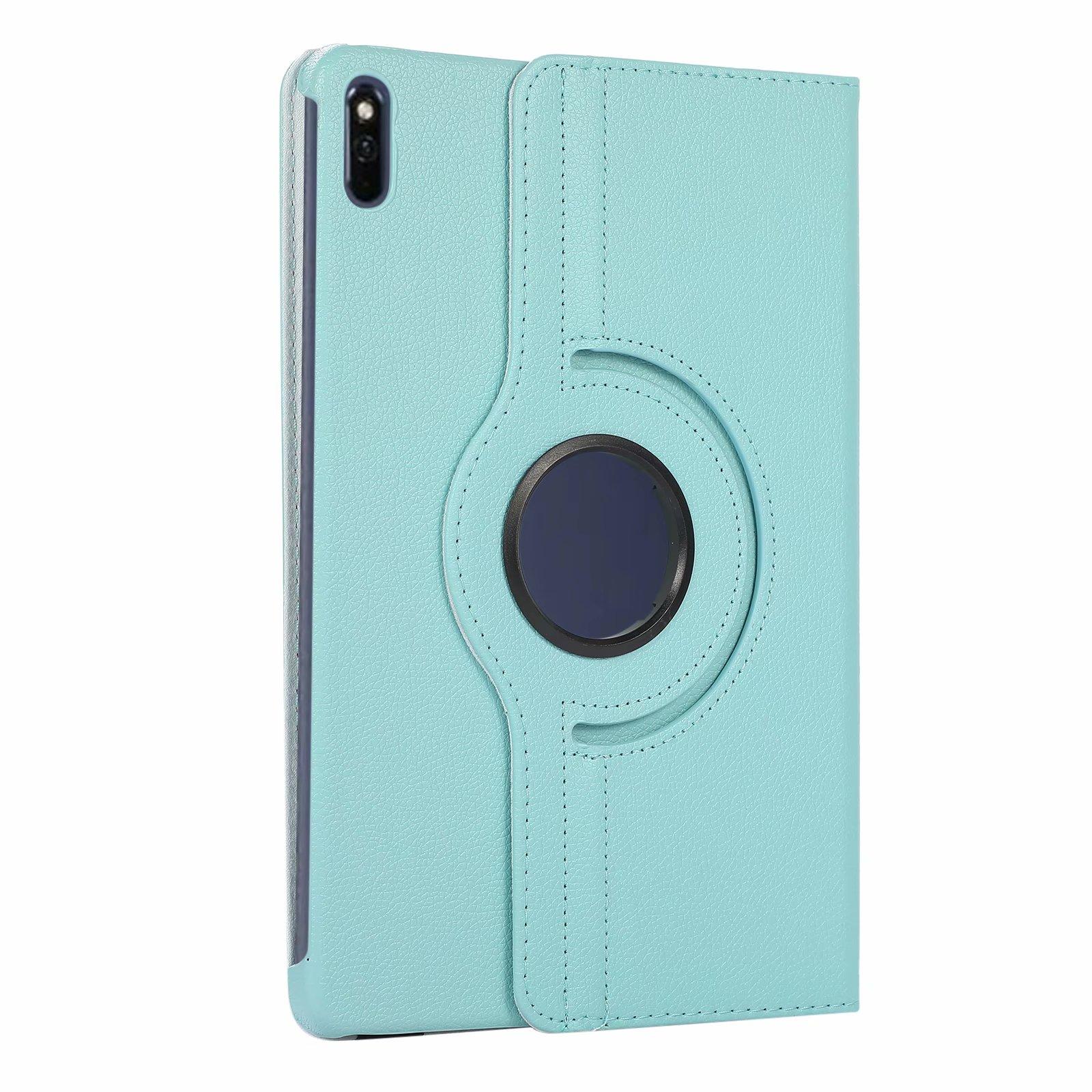 

Вращающаяся на 360 градусов защитная откидная подставка из искусственной кожи для MatePad 11, чехол для планшета, чехол для Huawei MatePad 11, 2021, 10,95 дюйма For Matepad 11 небесно-голубой