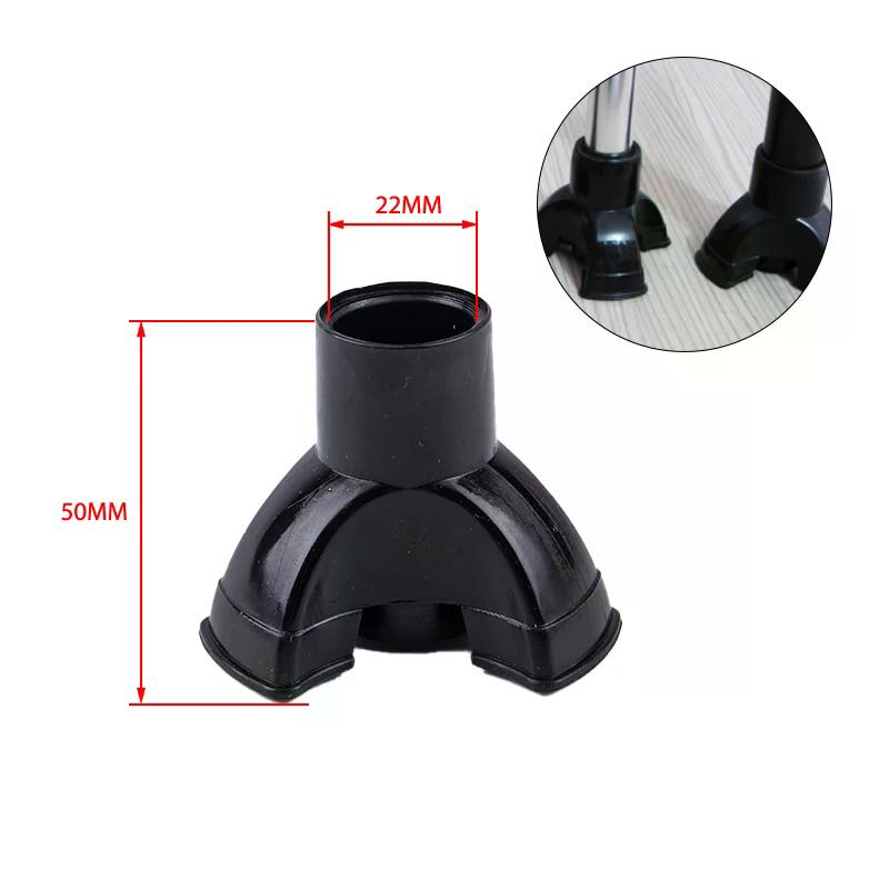 Ponta de Borracha Três Pernas para Bengala de Caminhada 22mm