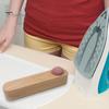 Hardwood Tailors Clapper for Ironing Quilting Professional Sewing Tool for Flattening Fabrics Point Pressing Wrinkle Elimination Beech Wood Presser