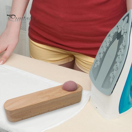 Hardwood Tailors Clapper for Ironing Quilting Professional Sewing Tool for Flattening Fabrics Point Pressing Wrinkle Elimination Beech Wood Presser