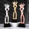 Crown Small Prize Cup Resin Winner Award Trophy Toy New Resin Award Trophy  Kindergarten Kids Gift