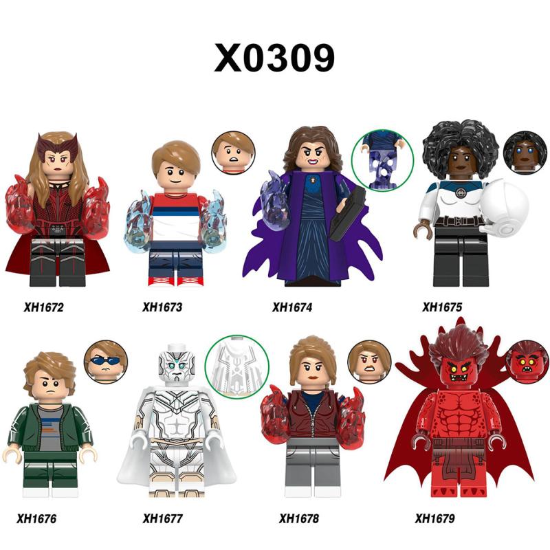 Lego Minifiguren Baustein Spielzeug Kunststoff Montiert Partikel Puzzle Baustein Spielzeug