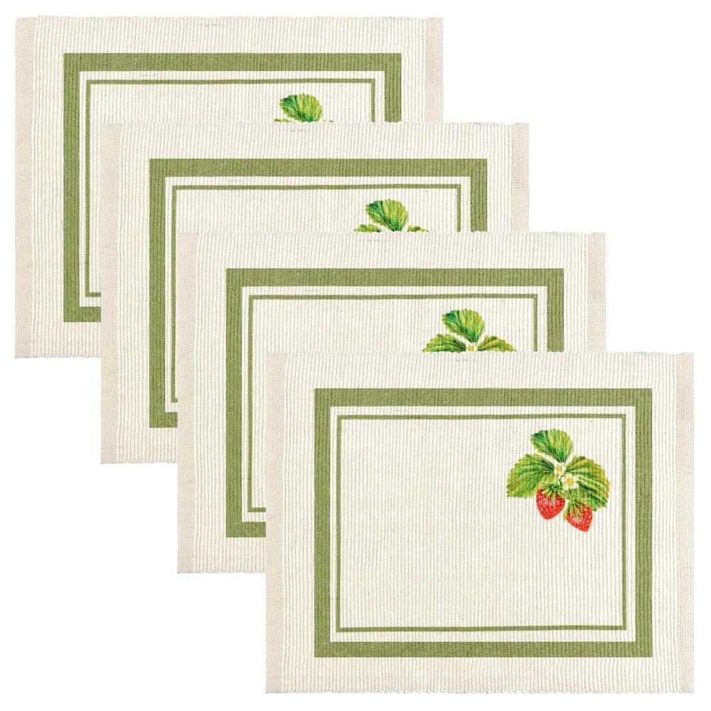 Evans Lichfield Strawberry Placemat (Pack of 4)