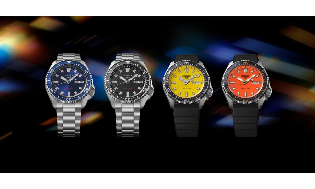 Seiko Saat Five Sports SKX Serisi "SKX399" SBSA309 Erkek Otomatik Saat, Siyah