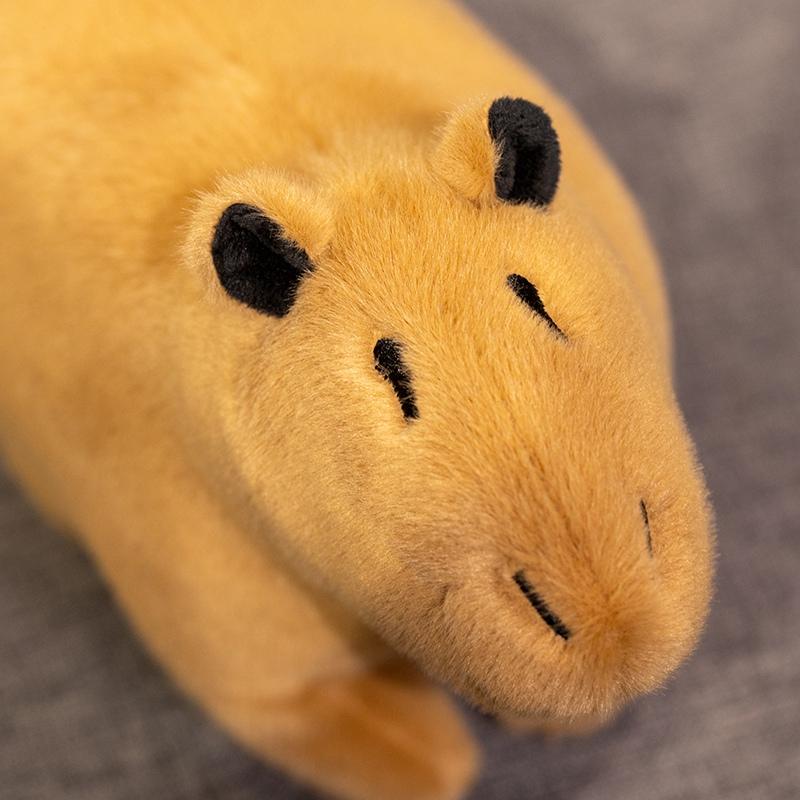 Cute Simulated Capybara Plush Animal Capybara Plush Birthday Party Gift Idea Holiday Gift Idea (Brown) 18CM/26CM