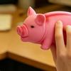 Schreiendes Schwein Quietschespielzeug mit realistischem Geräusch Weiches TPR Stressabbau Fidget für Kinder Erwachsene Niedliches tierförmiges Dekompressions-Gadget