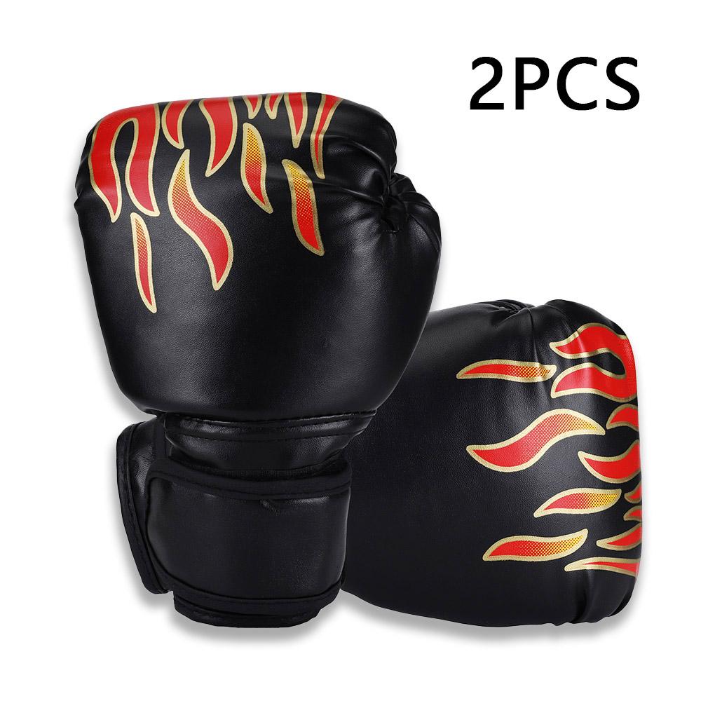 Boxing Glove Leather Kickboxing Protective Glove Aldult Kids Children Punching Training Sanda Sports Supplies Kids Boxing Gloves