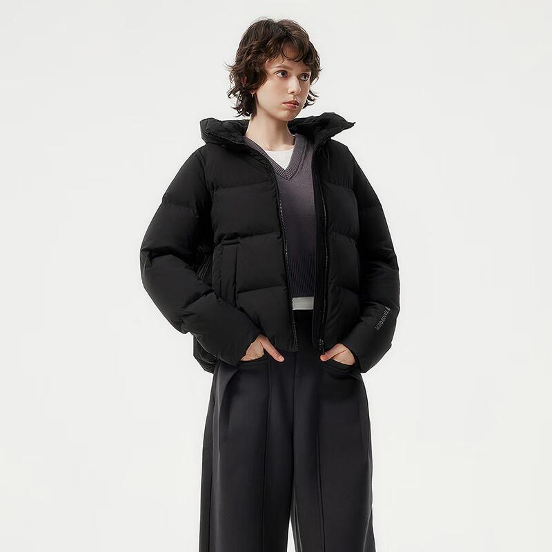 Tanboer Women's TBF330332D Short Hooded Down Jacket