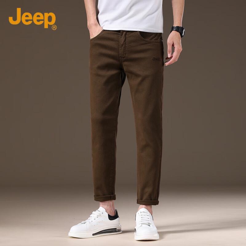 

JEEP Men s Spring Autumn Casual Cotton Trousers 30