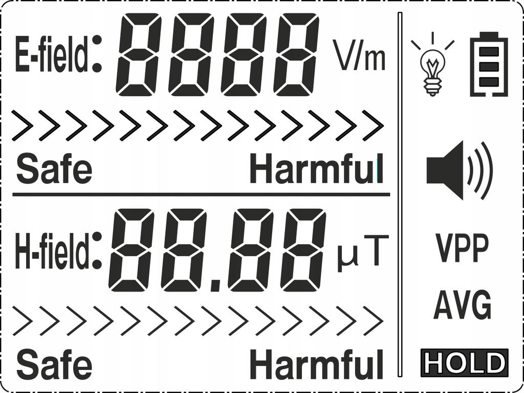 ELECTROMAGNETIC FIELD METER 5G WAVE TESTER CE