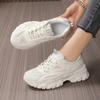 Women Breathable Sports Fitness Casual Sneakers Fashion All-Match Thick Bottom Running Shoes Ladies Non-Slip Dad jogging Shoes