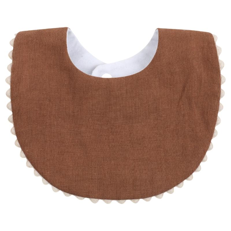 Absorbent Baby Bandana Bib Solid Color Drooling Towel Comfortable Teething Bib for Newborns To Toddler 0-24 Months