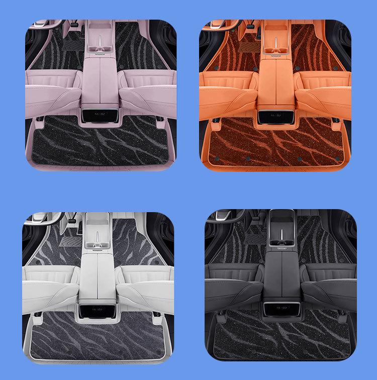Eco-Friendly Full Coverage Leather Foot Mats for Nio L90 - Interior Protection & Modification