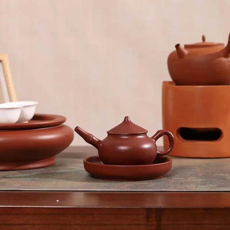 120cmYixing Handmade Purple Clay Teapots Ball Shaped Infuser Xishi Tea Pot Beauty Kettle Customized Zisha Tea Set Authentic