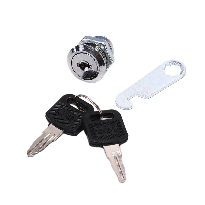 1 Set Locks With Keys Cam Cylinder Locks Door Cabinet Mailbox Cabinet Drawer Locker Security Furniture Cabinet Door