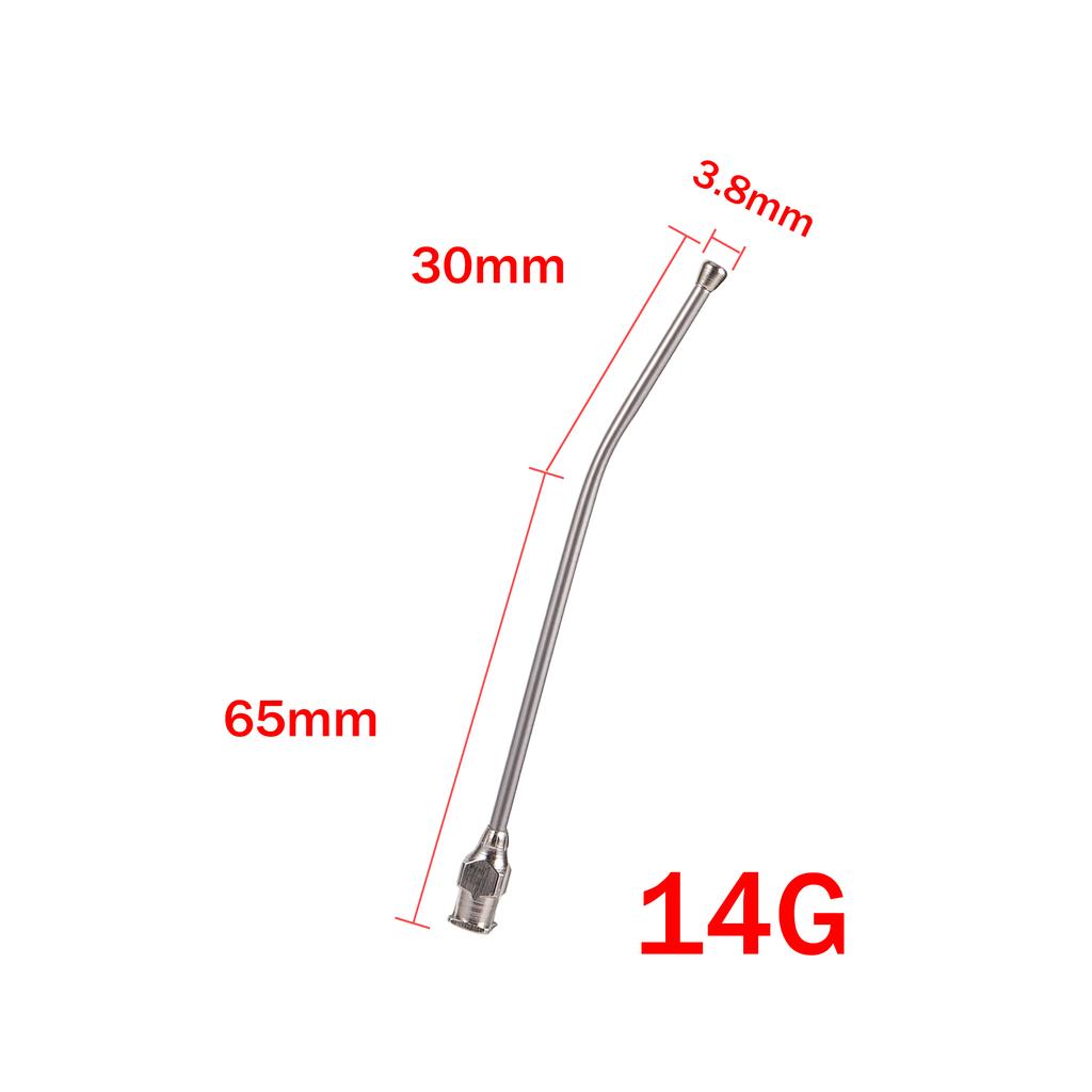 Manuelle Fütterung Aufzucht Kropfsonde Gebogene Medikamentenröhrchen Käfigvögel Mäuse Papagei Fütterungsspritze