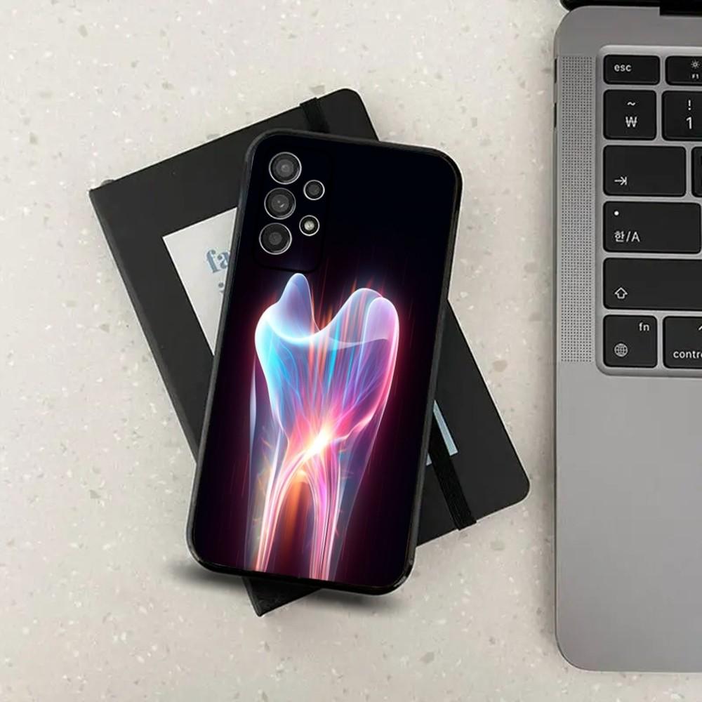 

Dentist Tooth Art Phone Case For Samsung S24,S21,S22,S23,S30,Ultra,S20,Plus,Fe,Lite,Note,10,9,5G Black Soft Cover Samsung S20plus5G