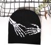 Urban Fashion Skull Hand Knit Hat Without Brim With Thermal Acrylic For Teens And Adults