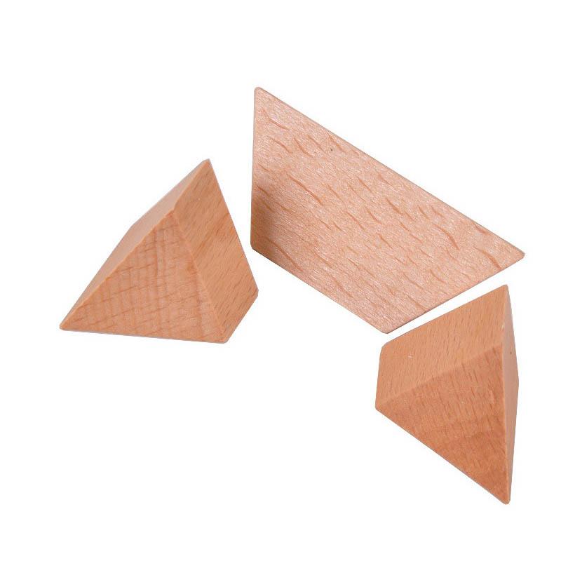 Speelgoed Piramide Puzzel IQ Hout Kong Ming Slot Luban Prikkel Brein Casse Tete Rompecabezas 3D Speelgoed En Hobby's