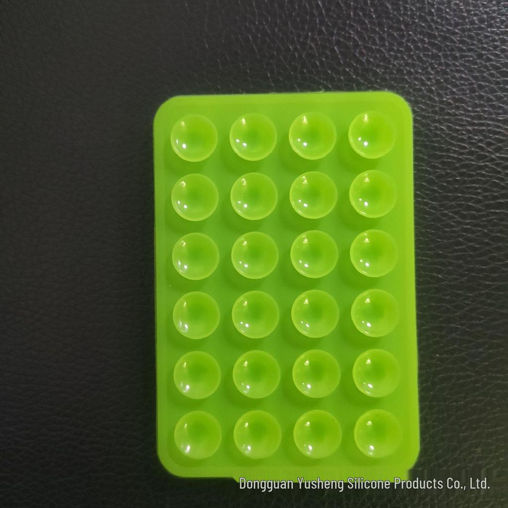 Square 24-Hole Thickened Silicone Phone Holder Suction Cup Sticker