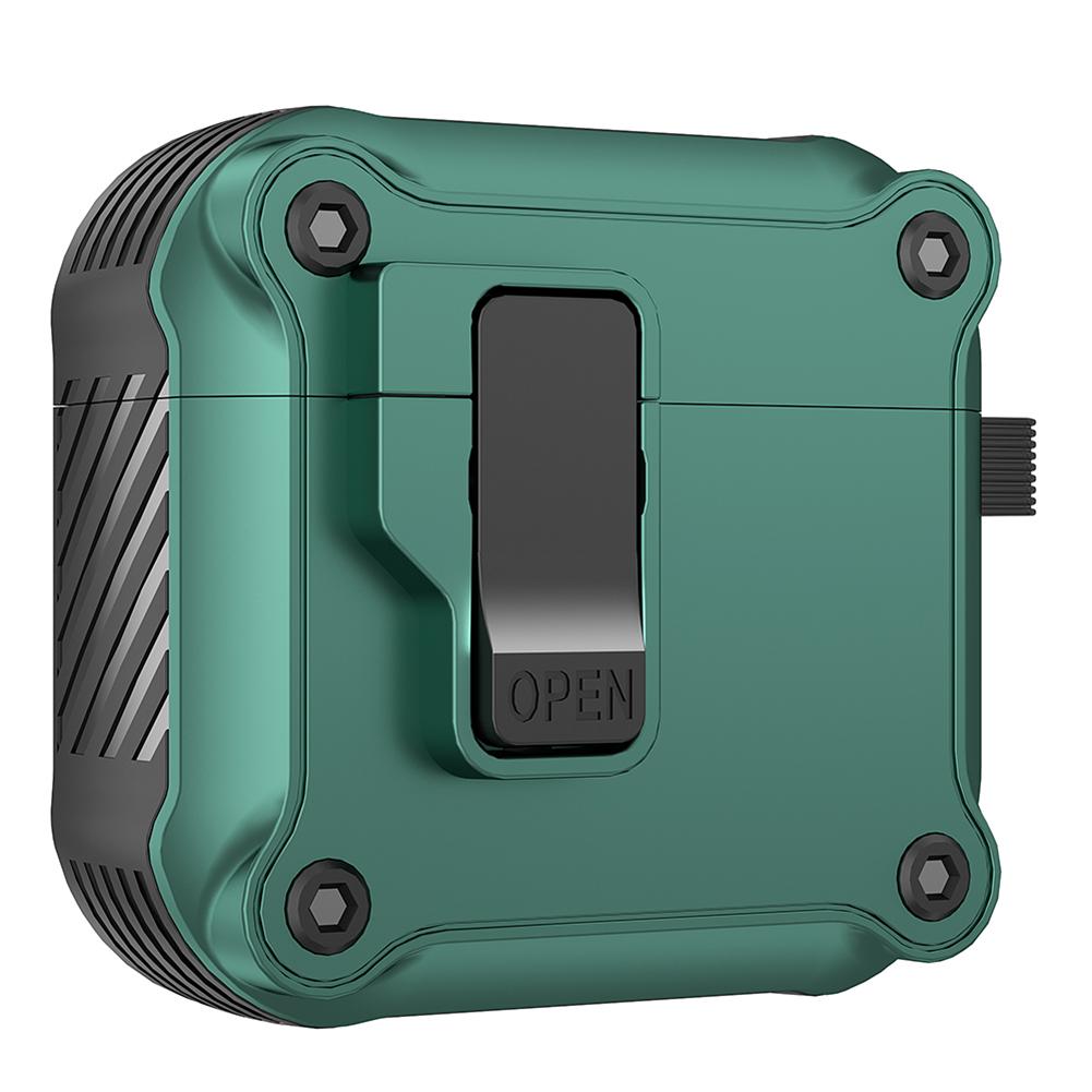 

Lock Case for AirPods 4 Cover Protective Skin Case Shockproof Protector Cover for Apple Airpods 4th Generation Case Cover (2025) зелений