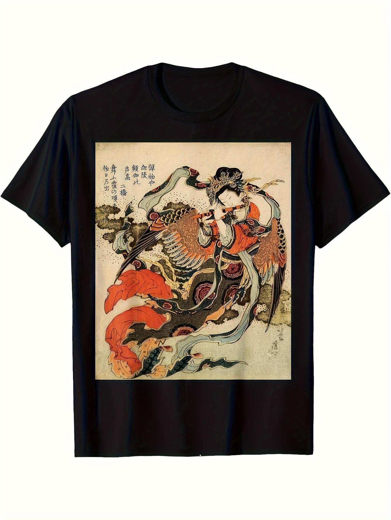 

T-Shirt y2k Japanese Ukiyo Black/Red XL