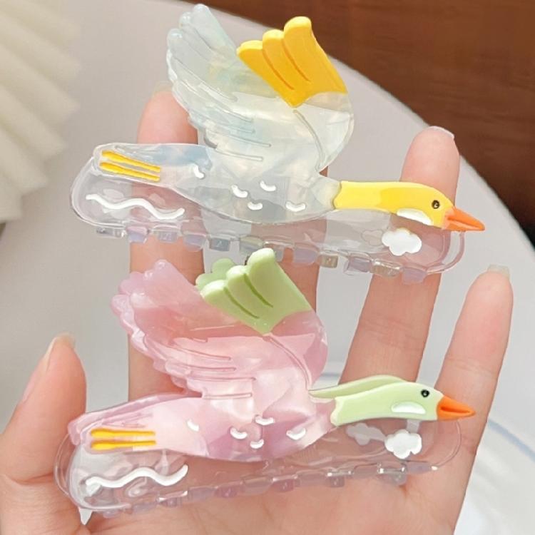 Acetate Hair Claw Clip in Wild Gooses Designs Women's Hair Accessory Fashion Hair Decoration for Fashion Enthusiasts