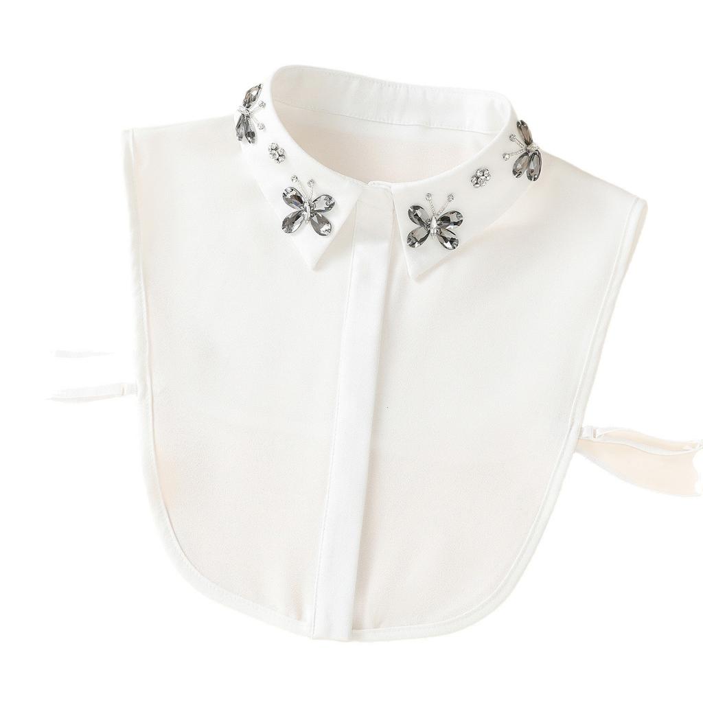 Fashion Handmade Shirt False Collar Women's Lapel Shirt False Collar Clothes Blouse Vest Tops Sweater Detachable Collar