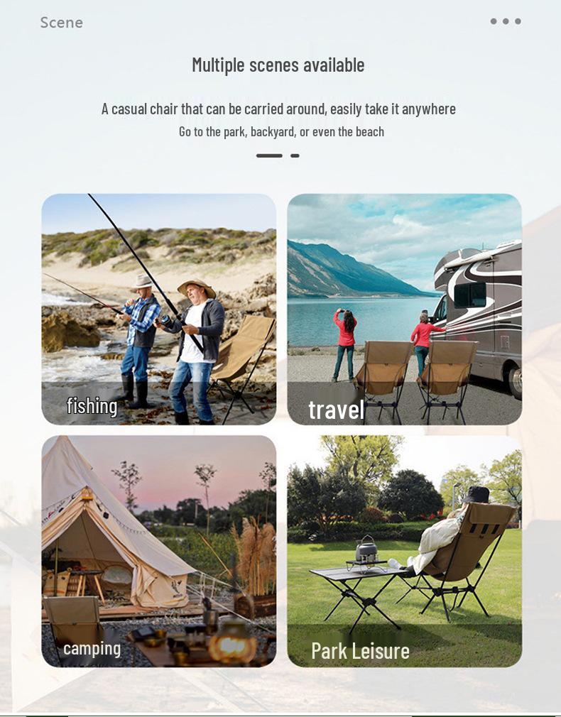 Compact Outdoor Folding Chair: Portable Mini Stool for Camping, Fishing, and Travel.