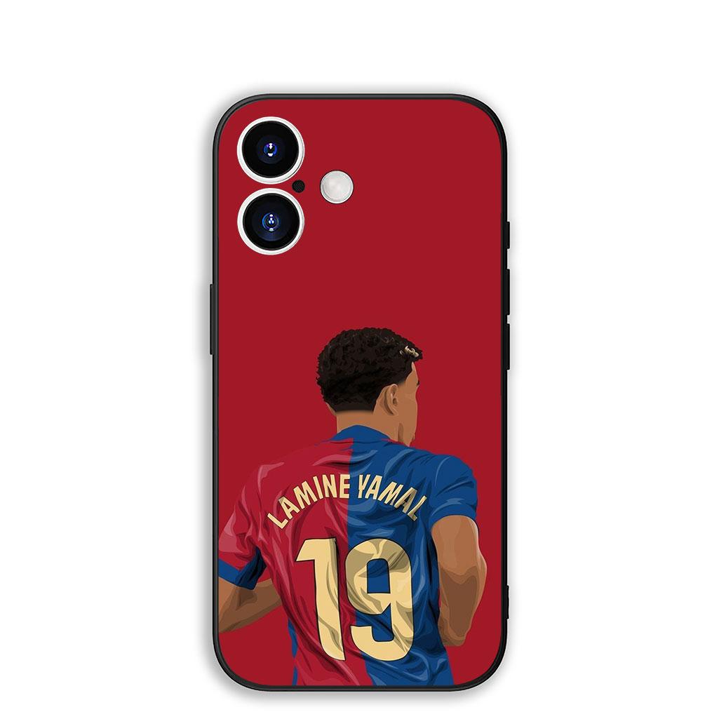 

Чехол для Xiaomi Redmi Note 13 A3 14 Pro Plus 9T 14C 13C 13X 9C NFC + Pro+ 5G 4G Чехол для телефона Футбол Испании № 19 Футбол №19 Redmi Note 13 4G