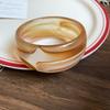 Europe American Style Wide Open Bangle Round Cuff Bangles Fashion Resin Bangle  Gift