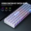 60% Kompakte Kabelgebundene Tastatur mit RGB-Hintergrundbeleuchtung und Membran-Tastenschaltern. Geeignet für Windows-Tablets, Laptops und Gamer