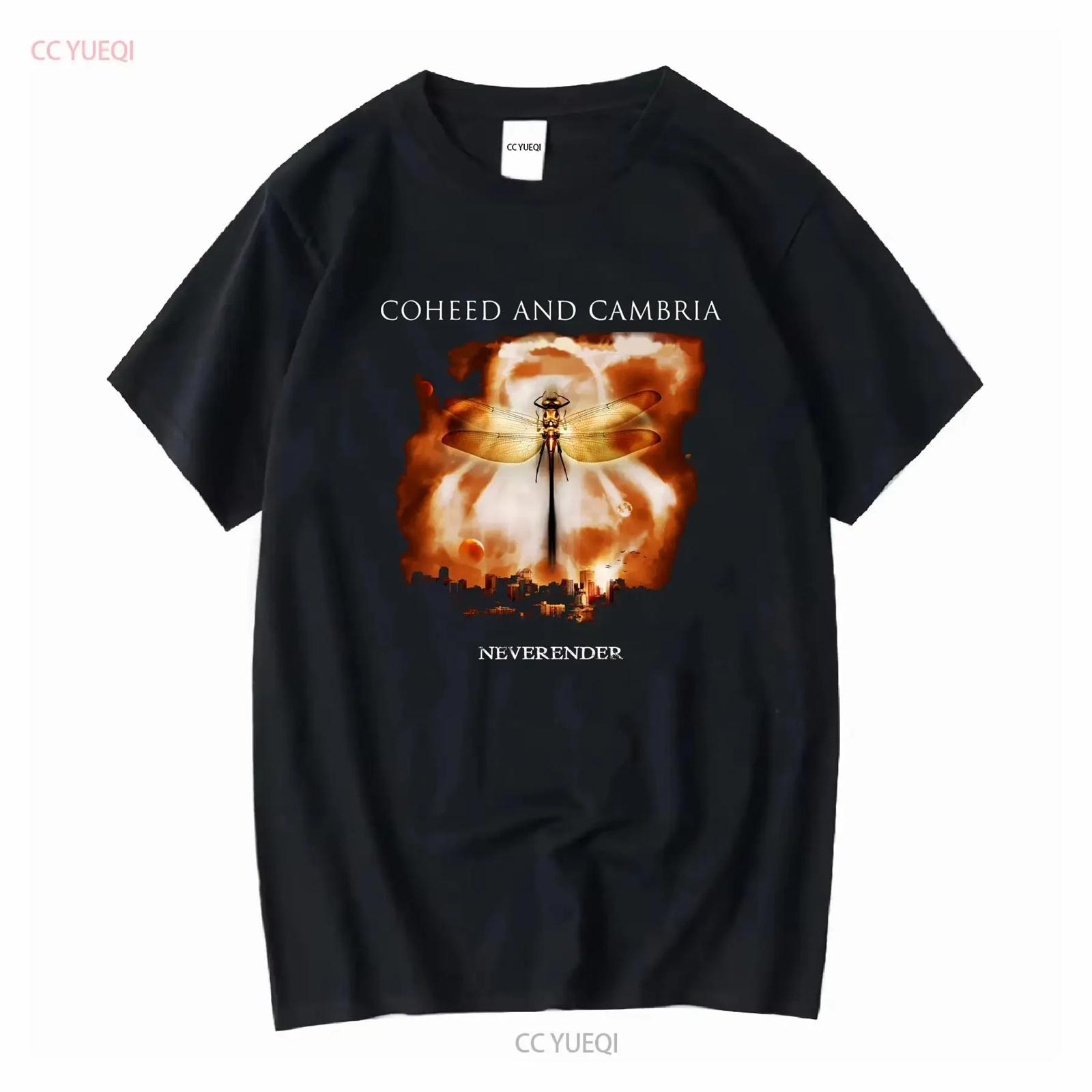 COHEED AND CAMBRIA NEVERENDER T Shirt Cotton S 5XL BO567 vintage Washed graphic homme Unisex Casual Versatile Stretched S