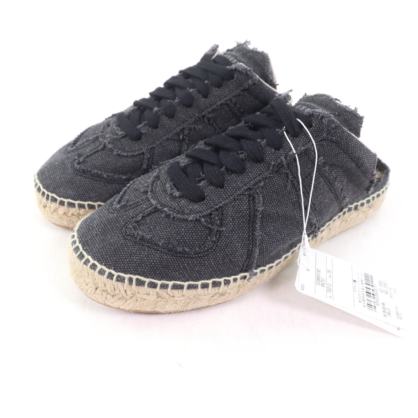 

Pristine Maison Margiela 22 sneakers Espadrilles Lace-up Denim Clogs Women 36 Used