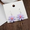 Resin Daisy Flower Earrings for Daily Wearing Party Dinner Travel Wedding Drop Dangle Earrings for Creative Charming