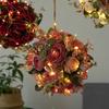 Portable Lightweight Fashion Versatile Reusable Artificial Rose Flower Ball Hanging Flower Ball