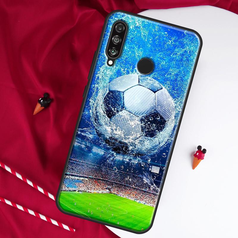 Football For Huawei Nova Y61 Y70 Y90 Y60 Y72 Y91 12s 12i 11i 7i 8i 9 10 SE P60 Pro P30 P40 Lite Case