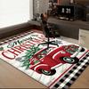 Christmas Vintage Truck Area Rug Suitable for Indoor And Outdoor,Carpets for Kitchens, Homes, Offices, Living Rooms,Home Decor,Christmas Gift