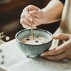 Featured Triangle Bowl Retro Style Small Bowl Restaurant Creative Tableware Household Ceramic Bowl Rice Bowl Dessert Bowl