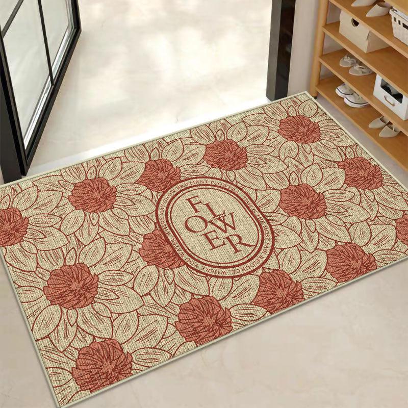 Waschbare Rutschfeste Fußmatten: Saugfähiges Gummi-Leinen für Badezimmer, Toilette, Küche