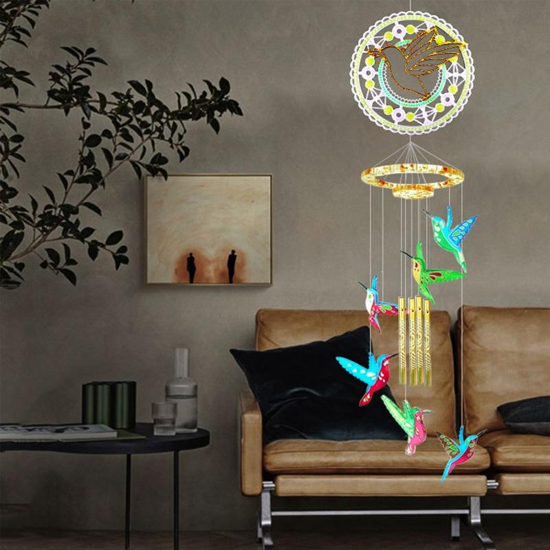 Silicone Resin Mold DIY Set for Wind Chime Resin Casting Silicone Resin Wind Chimes Mold Home Décor Resin Craft Supplies
