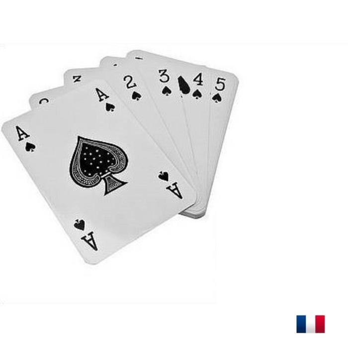Spiel mit 56 Spielkarten POKER BRIDGE ... Brettspiele 52 Karten + 3 Joker